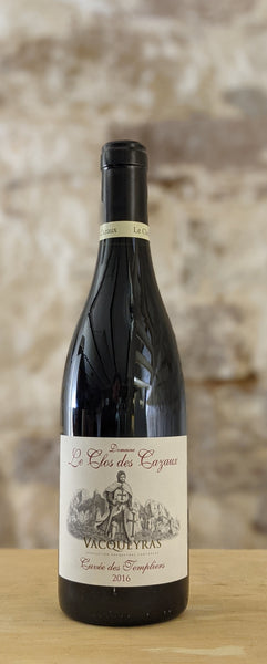 Le Clos des Cazaux Vacqueyras Cuvée des Templiers 2016